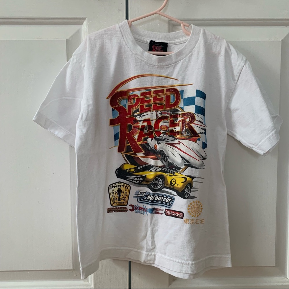 Y2K Speed Racer movie shirt - youth L or womens XS